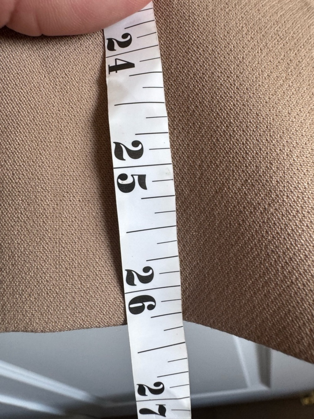 Zara High-Waist Tailored Ankle Trousers - Camel - Picture 8 of 8